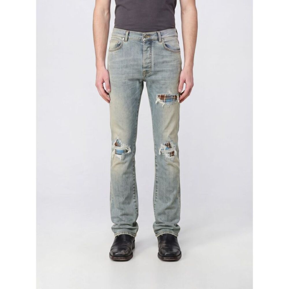 Amiri Men Amiri Distressed Denim Skinny Fit Jeans